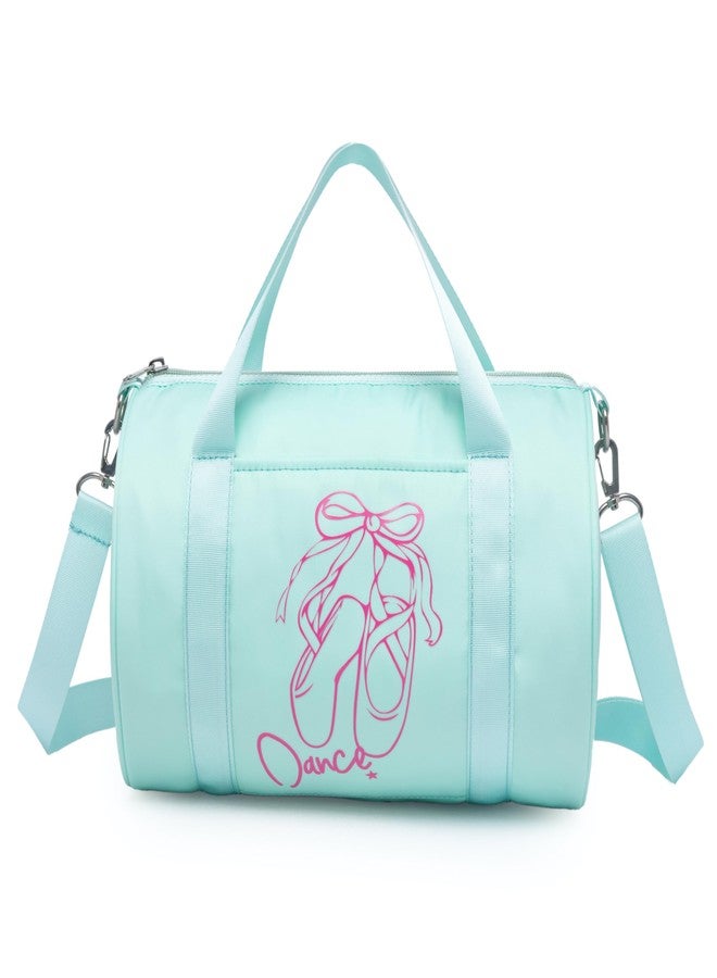NOVELPAK Girls Dance Tutu Bag,Kids Ballet Duffle Bag, age 2-6 (Patina Green) - Image 1